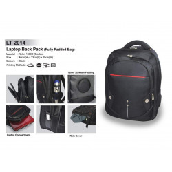 LT 2014 Laptop Back Pack (Fully Padded Bag) 